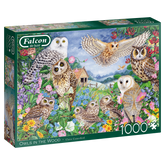 Falcon - Owls In The Wood 1000 Piece Jigsaw Puzzle